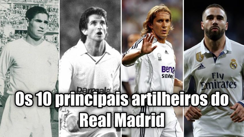 Os 10 principais artilheiros do Real Madrid